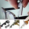 GOSONO 2 pc of 8 in 1 Stainless Steel Multi-function Tool Keychain Outdoor Survival Gear view 3