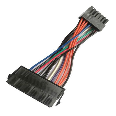 ZLKSKER 24 Pin to 14 Pin Power Supply Cable 4 Inches, 18AWG ATX PSU Main Power Adapter Cord for Lenovo IBM Dell A75 B75 Q75 Q77, Plug and Play