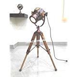 THOR INSTRUMENTS Nautical Electric Table Lamp Studio Diving Searchlight with Tripod Stand Designers Rustic Vintage Home Decor Gifts
