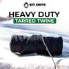 SGT KNOTS Tarred Twine - 100% Nylon Bank Line for Bushcraft, Netting, Gear Bundles, Construction, Lacing Twisted Cord, Weatherproof #9-1/4 lb view 3