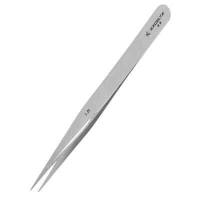 Excelta Three Star Utility Tweezers - Straight Very Fine Point Tip - 4 1/2 in Length - 1-PI [PRICE is per EACH]