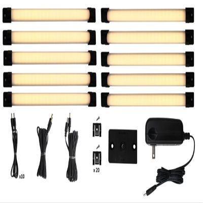 Inspired LED New Under Cabinet Lighting Designer Series 10" Designer Series Super Deluxe Kit - Warm White 3000K