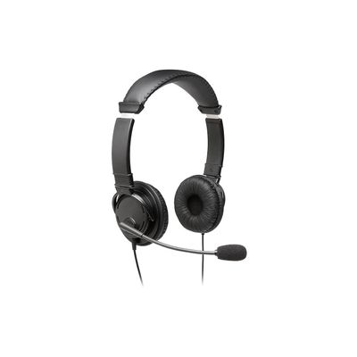 Kensington Hi-Fi Headphones with Microphone (K97603WW), Black, Universal, 3.5mm