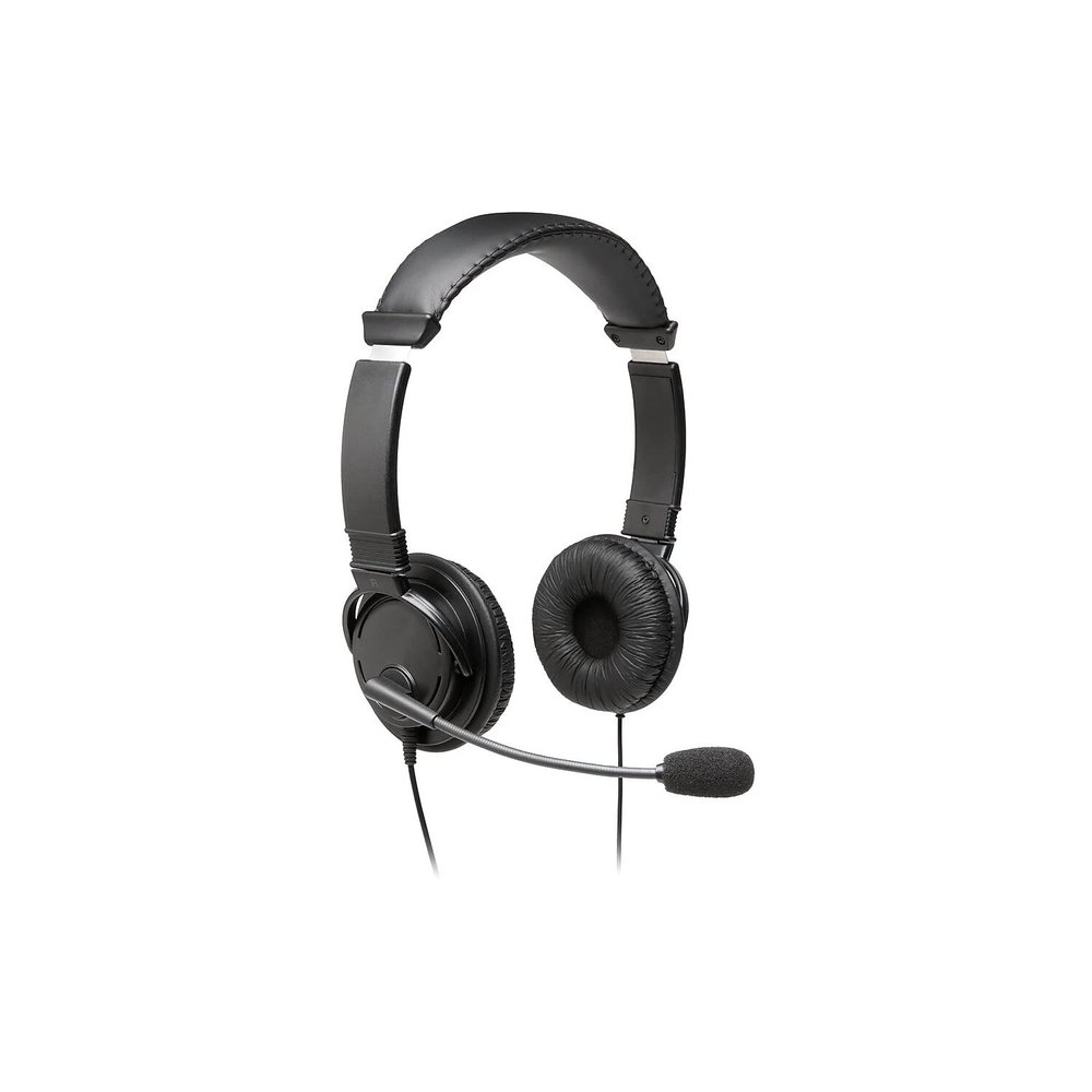 Kensington Hi-Fi Headphones with Microphone (K97603WW), Black, Universal, 3.5mm