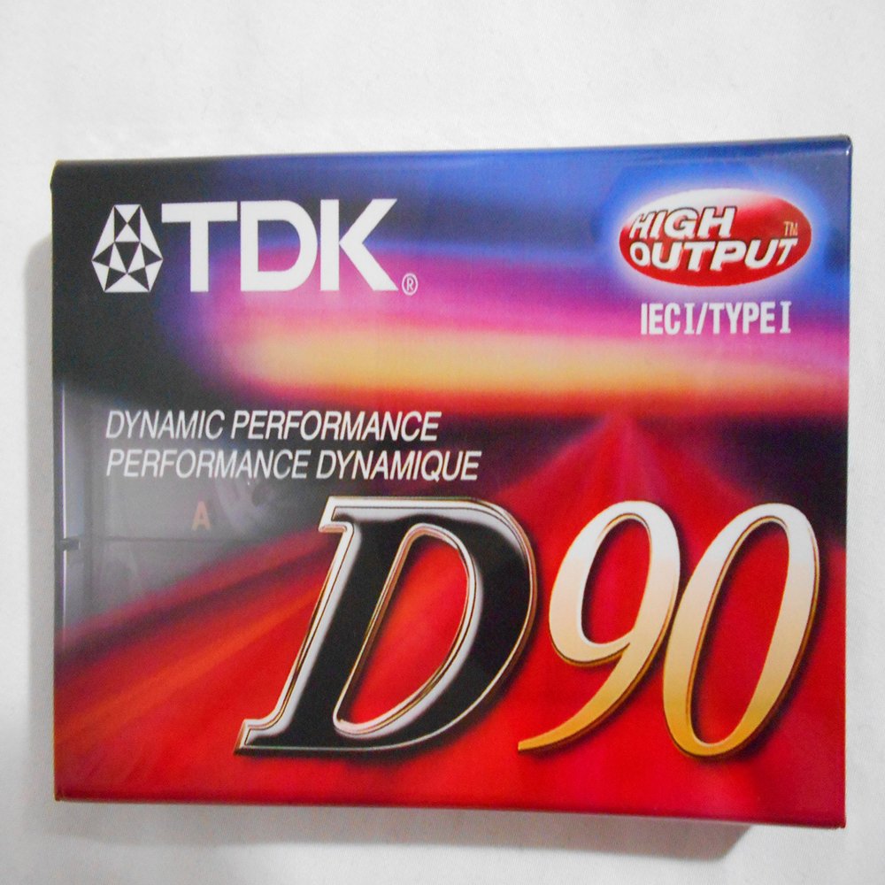 TDK D90 Dynamic Performance Blank Cassette Tape Pk Of 7