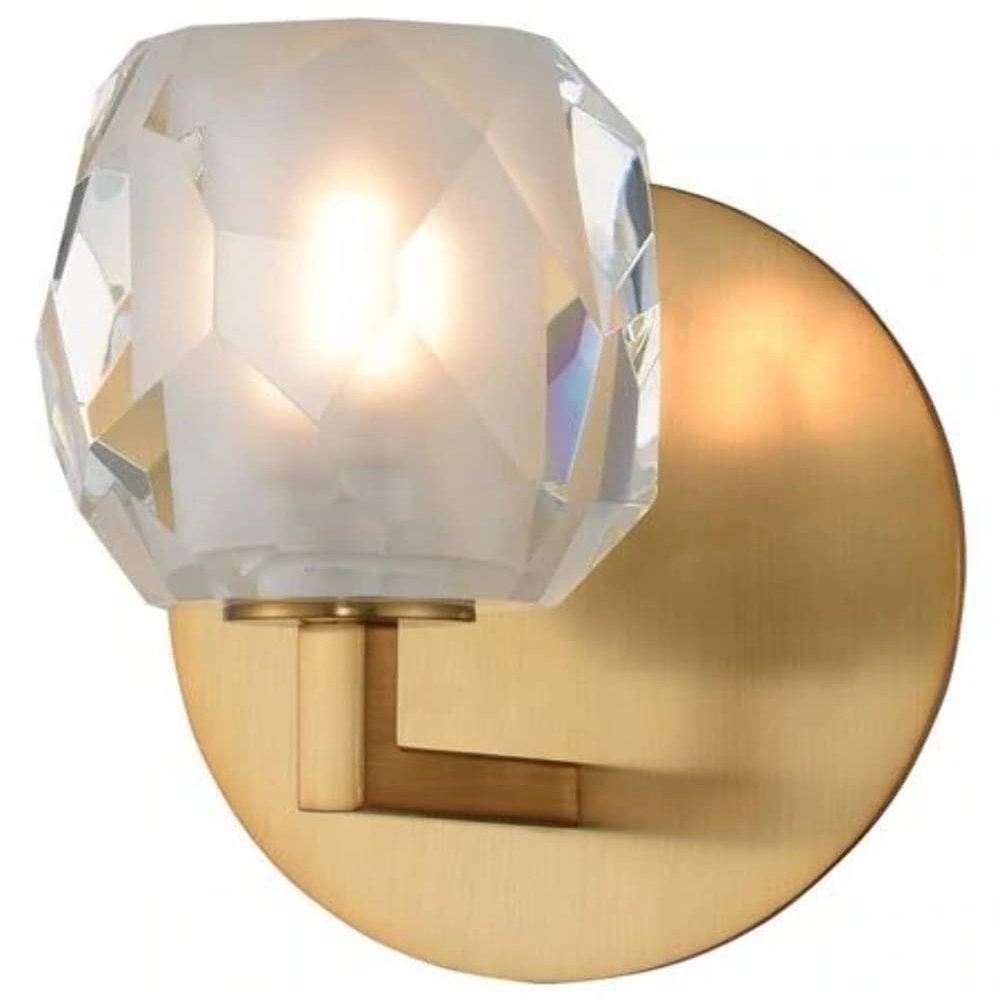 Kalco 311731WB Stella Wall Sconce, 1-Light LED 3 Watts, Winter Brass