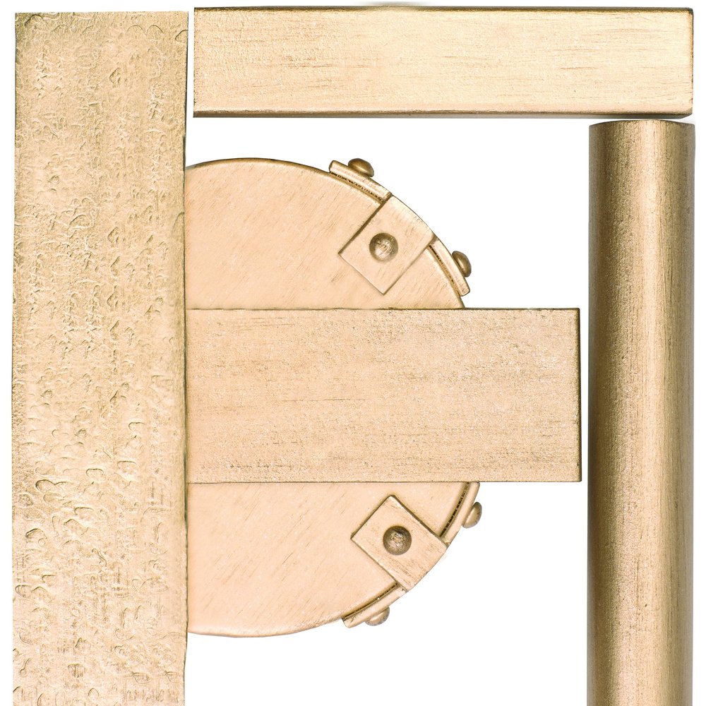 Kalco Lighting Kalco 506420MG Contemporary Modern One Light Wall Sconce from Emery Collection in Gold, Champ, Gld Leaf Finish, Multicolor