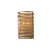 Kalco Lighting Kalco 506420MG Contemporary Modern One Light Wall Sconce from Emery Collection in Gold, Champ, Gld Leaf Finish, Multicolor view 2
