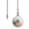 GRAPHICS & MORE Golden Retriever Puppy Dog and Blanket Ceiling Fan and Light Pull Chain view 2