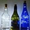 Decorman 10 Pack Solar Powered Wine Bottle Lights, 10 LED Waterproof Copper Cork Shaped Lights for Wedding/Christmas/Outdoor/Holiday/Garden/Patio/Yard/Pathway Decor (Cool White) view 4