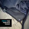 Nite Ize Clip Case Sideways Universal Rugged Holster - Protective Holster for Men's & Women's Belts - Phone Utility Belt Pouch - Phone Accessories - X-Large, Black view 3