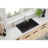 Elkay Quartz Classic ELGR13322BK0 Black Single Bowl Top Mount Sink view 2