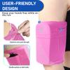 HiRui Universal Sports Armband Cell Phone Armband Sleeves Running Armband for Exercise Workout, Compatible with iPhone 17/17Plus/Pro/16/15/15Plus/14 Samsung Galaxy All Phones (Large, Pink) view 4