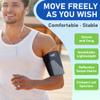 HiRui Universal Sports Armband Cell Phone Armband Sleeves Running Armband for Exercise Workout, Compatible with iPhone 17/17Plus/Pro/16/15/15Plus/14 Samsung Galaxy All Phones (Medium, Black) view 2