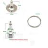 Chris-Wang 2Pack Ceiling Mount Gallery Large Picture/Billboard/Painting/Art Exhibition/Glass/Arcylic Board Display Kit Wire Disc Fittings Hanging System Hanger view 2