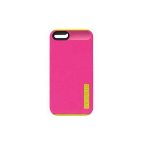 Incipio DualPro Case for iPhone 5S - Retail Packaging - Pink/Yellow