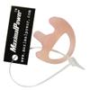 MaximalPower Left Medium Flesh Flexible SEMI Custom Ear Mold Insert Rubber Gel EARPIECE Police Patrol Duty Gear view 1