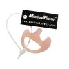 MaximalPower Left Medium Flesh Flexible SEMI Custom Ear Mold Insert Rubber Gel EARPIECE Police Patrol Duty Gear view 2