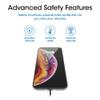 TechMatte Wireless Charger. Qi-Certified Fast Wireless Charging Pad for 7.5W iPhone Xs Max,XS,XR,X,8,8+ and 10W Galaxy S10+,S10,S10E,S9,Note9 Textured Design (No AC Adapter, 5foot Cable Included) view 3