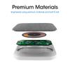 TechMatte Wireless Charger. Qi-Certified Fast Wireless Charging Pad for 7.5W iPhone Xs Max,XS,XR,X,8,8+ and 10W Galaxy S10+,S10,S10E,S9,Note9 Textured Design (No AC Adapter, 5foot Cable Included) view 4