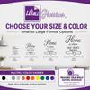 Italian Blessing May Your Life Be Like Good Wine Decal Sticker, Vinyl Decor view 4