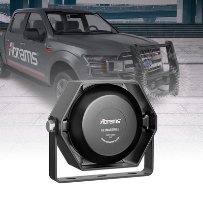 Abrams Compact 100 Watt High Performance Siren Speaker (Capable with Any 100 Watt Siren) Ultra Slim Low Profile