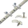 SpiritLED 100 Lots Strip Light Mounting Bracket,One Side Fixing,Screws Included (for Waterproof Strip Width 10mm(3/8") view 2
