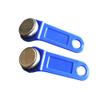 YARONGTECH-DS1990A-F5 TM IB Card iButton Dallas Key tag with Blue Handle view 1
