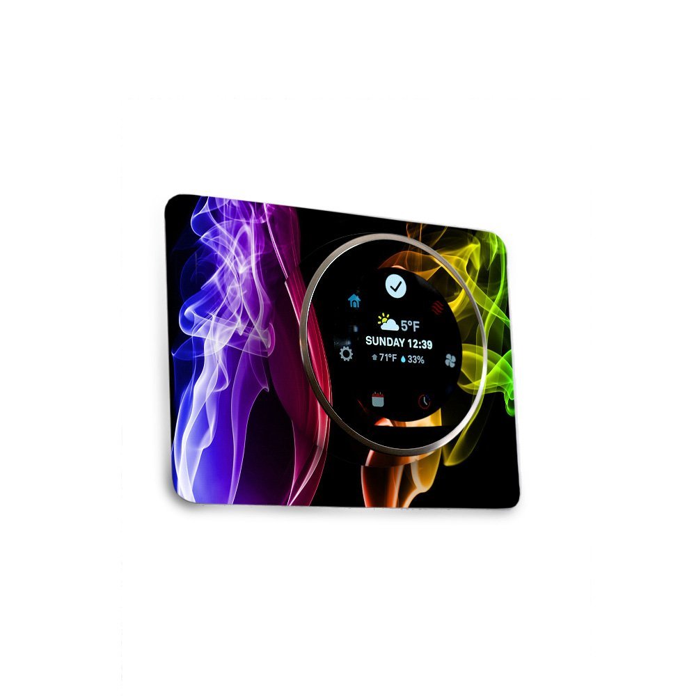 MightySkins Skin Compatible with Nest Thermostat - Bright Smoke | Protective, Durable, and Unique Vinyl Decal wrap Cover | Easy to Apply, Remove, and Change Styles | Made in The USA