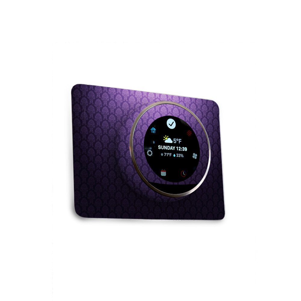 MightySkins Skin Compatible with Nest Thermostat - Antique Purple | Protective, Durable, and Unique Vinyl Decal wrap Cover | Easy to Apply, Remove, and Change Styles | Made in The USA