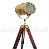 Studio Antique Designer LED Tripod Floor Lamp Nautical Wooden Tripod Vintage Home Made view 2
