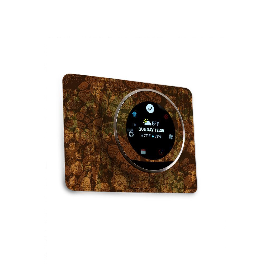 MightySkins Skin Compatible with Nest Thermostat - River Stones | Protective, Durable, and Unique Vinyl Decal wrap Cover | Easy to Apply, Remove, and Change Styles | Made in The USA