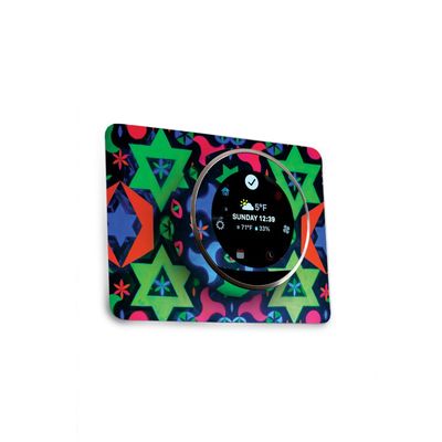 MightySkins Skin Compatible with Nest Thermostat - Geometric Rave | Protective, Durable, and Unique Vinyl Decal wrap Cover | Easy to Apply, Remove, and Change Styles | Made in The USA
