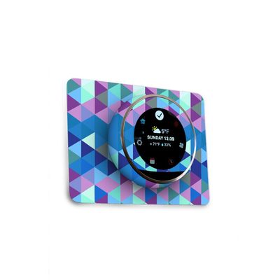 MightySkins Skin Compatible with Nest Thermostat - Purple Kaleidoscope | Protective, Durable, and Unique Vinyl Decal wrap Cover | Easy to Apply, Remove, and Change Styles | Made in The USA