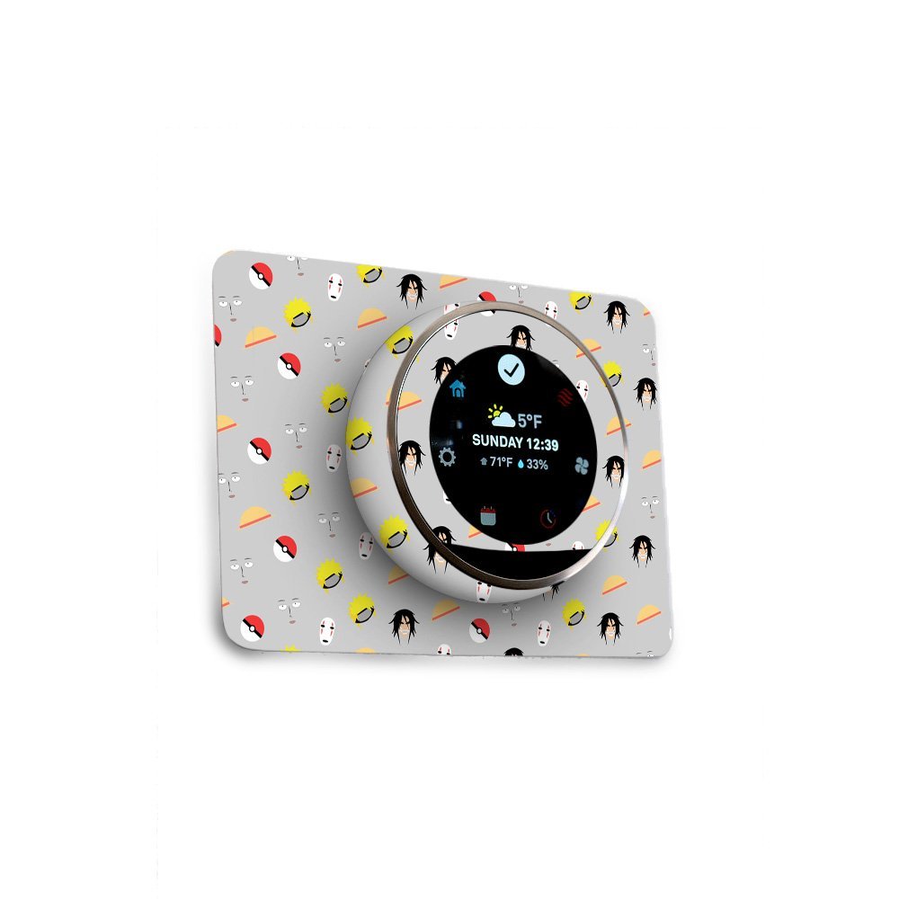 MightySkins Skin Compatible with Nest Thermostat - Anime Fan | Protective, Durable, and Unique Vinyl Decal wrap Cover | Easy to Apply, Remove, and Change Styles | Made in The USA