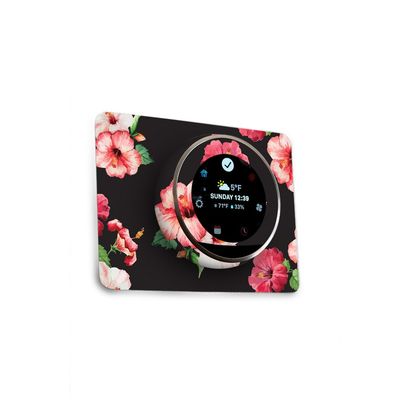 MightySkins Skin Compatible with Nest Thermostat - Hibiscus | Protective, Durable, and Unique Vinyl Decal wrap Cover | Easy to Apply, Remove, and Change Styles | Made in The USA