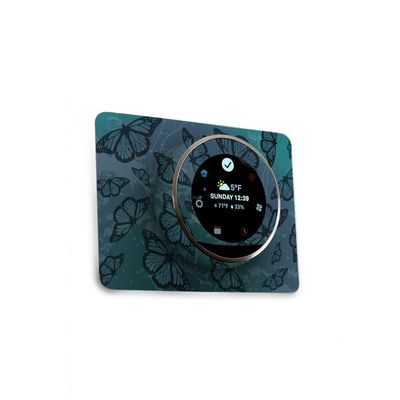 MightySkins Skin Compatible with Nest Thermostat - Dark Butterfly | Protective, Durable, and Unique Vinyl Decal wrap Cover | Easy to Apply, Remove, and Change Styles | Made in The USA