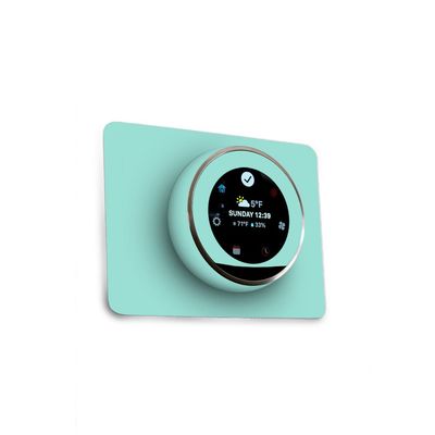 MightySkins Skin Compatible with Nest Thermostat - Solid Seafoam | Protective, Durable, and Unique Vinyl Decal wrap Cover | Easy to Apply, Remove, and Change Styles | Made in The USA