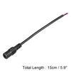 uxcell Female DC Pigtail Cable Connector 15cm 12V 22AWG 2.1x5.5mm Plastic view 2
