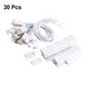 uxcell 30pcs MC-38 Surface Mount Wired NC Door Sensor Alarm Magnetic Reed Switch White view 3