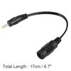 uxcell DC Power Extension Cable Connector 17cm 2.5x0.7mm Male to 5.5x2.1mm view 2