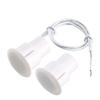 uxcell N.O. Recessed Wired Security Window Door Contact Sensor Alarm Magnetic Reed Switch White RC-36 view 1
