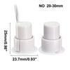 uxcell N.O. Recessed Wired Security Window Door Contact Sensor Alarm Magnetic Reed Switch White RC-36 view 2