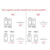 uxcell N.O. Recessed Wired Security Window Door Contact Sensor Alarm Magnetic Reed Switch White RC-36 view 4