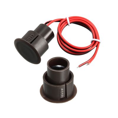 uxcell Recessed Wired Security Window Door Contact Sensor Alarm Brown RC-36