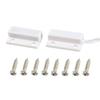 uxcell MC-38 Surface Mount Wired NC Door Sensor Alarm Magnetic Reed Switch White 2pcs view 3