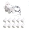 uxcell N.C. Recessed Wired Security Window Door Contact Sensor Alarm Magnetic Reed Switch White RC-36 10pcs view 1