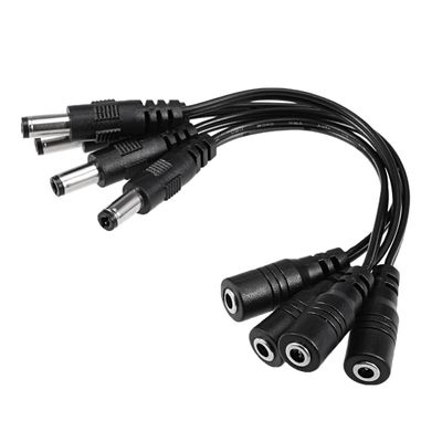 uxcell 16cm 3.5x1.35mm Female to 5.5x2.1mm Male DC Power Extension Cable