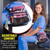 Nursing Tools KangaPak Nurse Fanny Pack, Multi-Compartment Nursing Waist Bag Organizer, Nurse Belt Bag for CNA, EMT, Medical Students & Healthcare Professionals (Purple Haze) view 3
