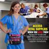 Nursing Tools KangaPak Nurse Fanny Pack, Multi-Compartment Nursing Waist Bag Organizer, Nurse Belt Bag for CNA, EMT, Medical Students & Healthcare Professionals (Purple Haze) view 4